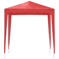 Partytent 200 x 200 x 240 cm Rood PE en staal 3