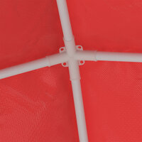 Partytent 250 x 250 x 240 cm Rood PE en staal 7