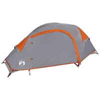 Koepeltent 1-persoons waterdicht oranje 5