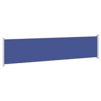 Tuinscherm uittrekbaar 140x600 cm blauw 7