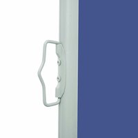 Tuinscherm uittrekbaar 140x600 cm blauw 10
