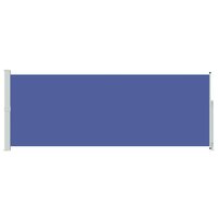 Tuinscherm uittrekbaar 180x500 cm blauw 4