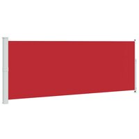 Tuinscherm uittrekbaar 180x500 cm rood 2