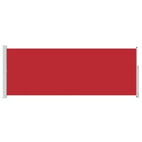 Tuinscherm uittrekbaar 180x500 cm rood 4