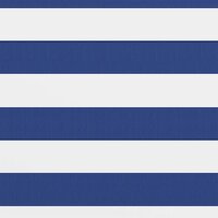 Balkonscherm 120x400 cm oxford stof wit en blauw 2