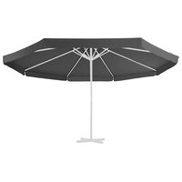 Vervangingsdoek voor parasol 515 cm antracietkleurig 3