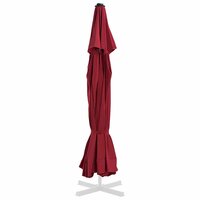 Vervangingsdoek voor parasol 515 cm bordeauxrood 3
