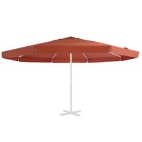 Vervangingsdoek voor parasol 500 cm terracottakleurig 2