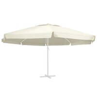 Vervangingsdoek voor parasol 610 cm zandkleurig 2