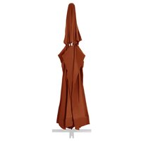 Vervangingsdoek voor parasol 610 cm terracottakleurig 4