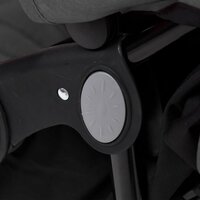 Tweeling kinderwagen staal donkergrijs 10