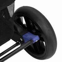 Tweeling kinderwagen staal marineblauw 8