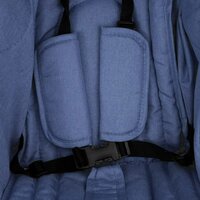 Tweeling kinderwagen staal marineblauw 9