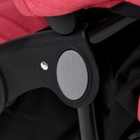 Tweeling kinderwagen staal rood 10