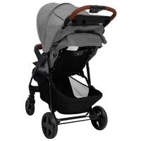 Kinderwagen 3-in-1 staal lichtgrijs 11