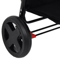 Kinderwagen 3-in-1 staal antracietkleurig 12