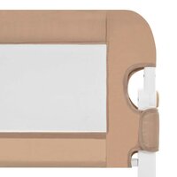 Bedhekje peuter 102x42 cm polyester taupe 5