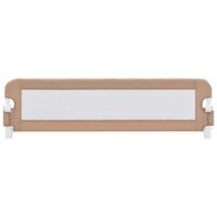 Bedhekje peuter 150x42 cm polyester taupe 3