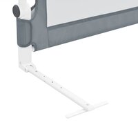 Bedhekje peuter 102x42 cm polyester grijs 6