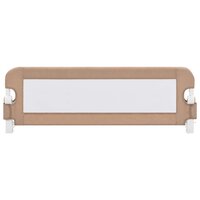 Bedhekje peuter 120x42 cm polyester taupe 3