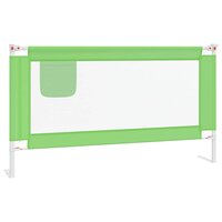 Bedhekje peuter 150x25 cm stof groen 2