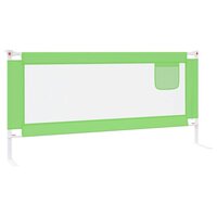 Bedhekje peuter 200x25 cm stof groen 5