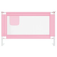 Bedhekje peuter 120x25 cm stof roze 3