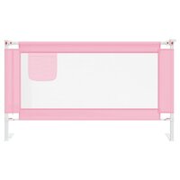 Bedhekje peuter 140x25 cm stof roze 3