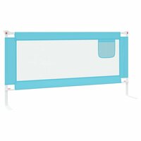 Bedhekje peuter 180x25 cm stof blauw 5