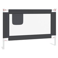 Bedhekje peuter 100x25 cm stof donkergrijs 2