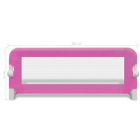 Kinderbedhekjes 2 st 102x42 cm roze 7