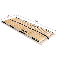 Lattenbodem met 28 latten 7 zones 70x200 cm 9