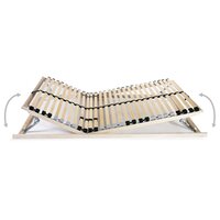 Lattenbodems 2 st met 28 latten 7 zones 70x200 cm 2