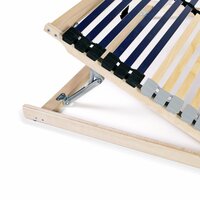 Lattenbodems 2 st met 42 latten 7 zones 70x200 cm 5