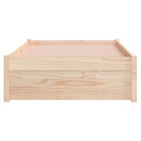 Bedframe massief hout 75x190 cm 5
