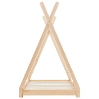 Kinderbedframe massief grenenhout 90x200 cm 4