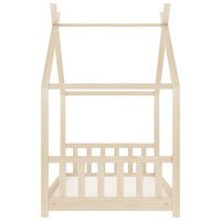 Kinderbedframe massief grenenhout 80x160 cm 5