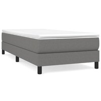 Boxspring bed 80x200 cm stof donkergrijs 2