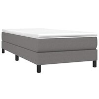 Boxspring bed 80x200 cm stof donkergrijs 3