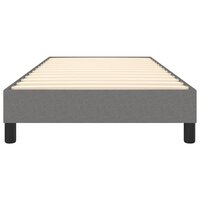 Boxspring bed 90x190 cm stof donkergrijs 5