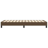 Boxspring bed 90x190 cm stof donkerbruin 6