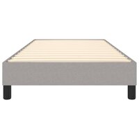 Boxspring bed 90x200 cm stof lichtgrijs 5