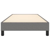 Boxspring bed 90x200 cm stof donkergrijs 5