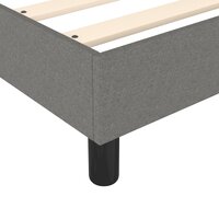 Boxspring bed 90x200 cm stof donkergrijs 7