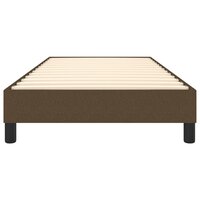 Boxspring bed 90x200 cm stof donkerbruin 5