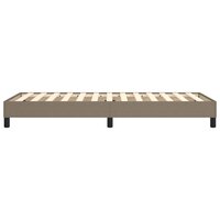 Boxspring bed 90x200 cm stof taupe 6