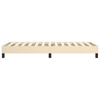 Boxspring bed 90x200 cm stof cr&egrave;mekleurig 6