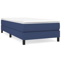Boxspring bed 90x200 cm stof blauw 2