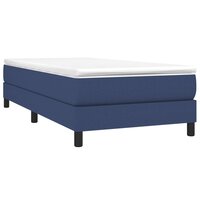 Boxspring bed 90x200 cm stof blauw 3