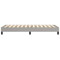 Boxspring bed 100x200 cm stof lichtgrijs 6